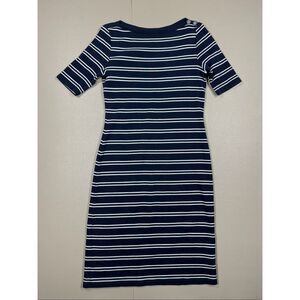 Lauren Ralph Lauren Stripe Tee Shirt Dress